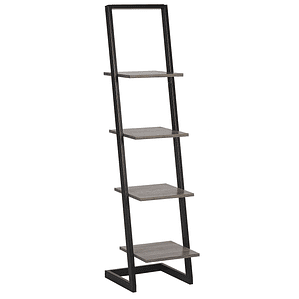 Estante negro/madera oscura 143 cm JOPLIN