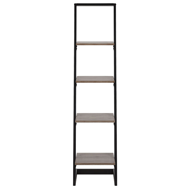 Estante negro/madera oscura 143 cm JOPLIN 4