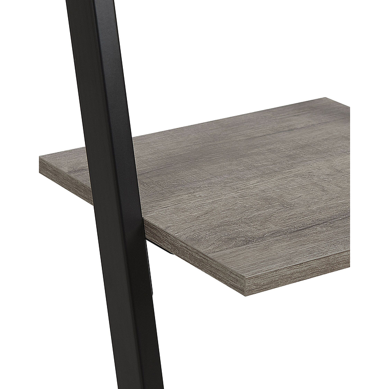 Estante negro/madera oscura 143 cm JOPLIN 5