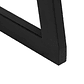 Estante negro/madera oscura 143 cm JOPLIN - Miniatura 7