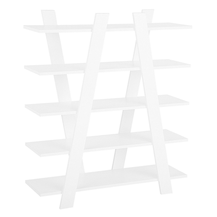 Estante con 5 baldas Madera oscura ESCALANTE 1