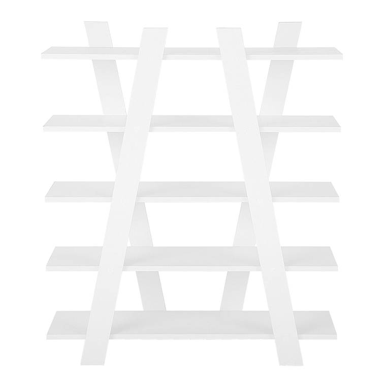 Estante con 5 baldas Madera oscura ESCALANTE 8