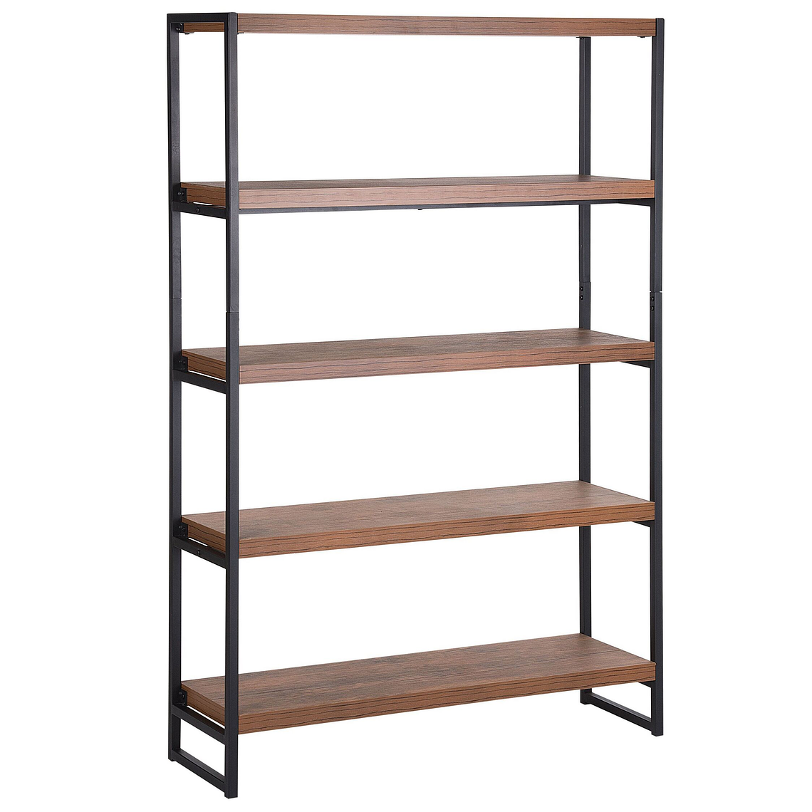 Estante madera oscura/negro 155 cm TIFTON 1