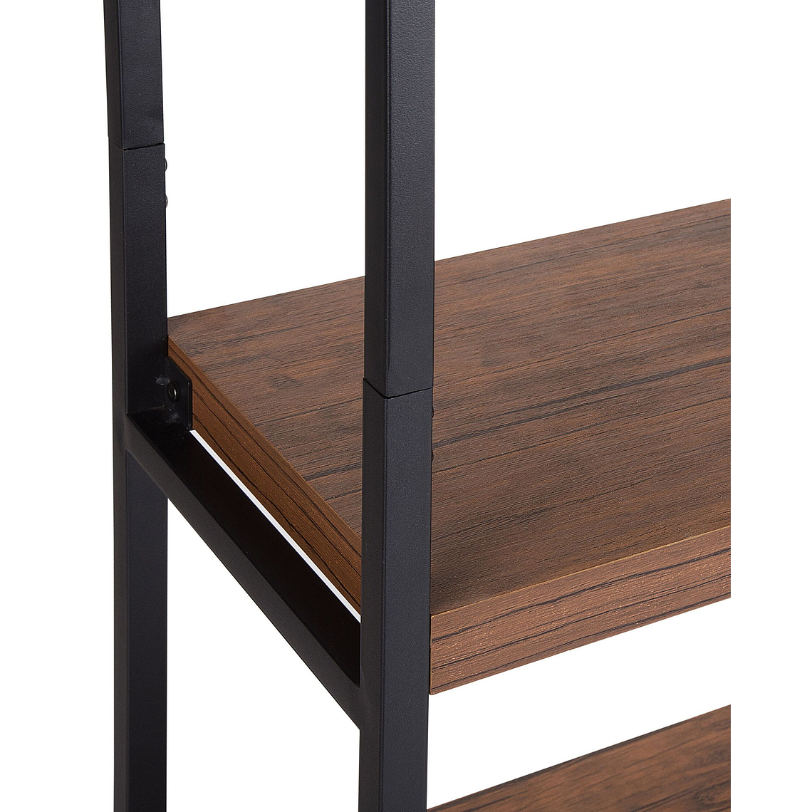 Estante madera oscura/negro 155 cm TIFTON 6