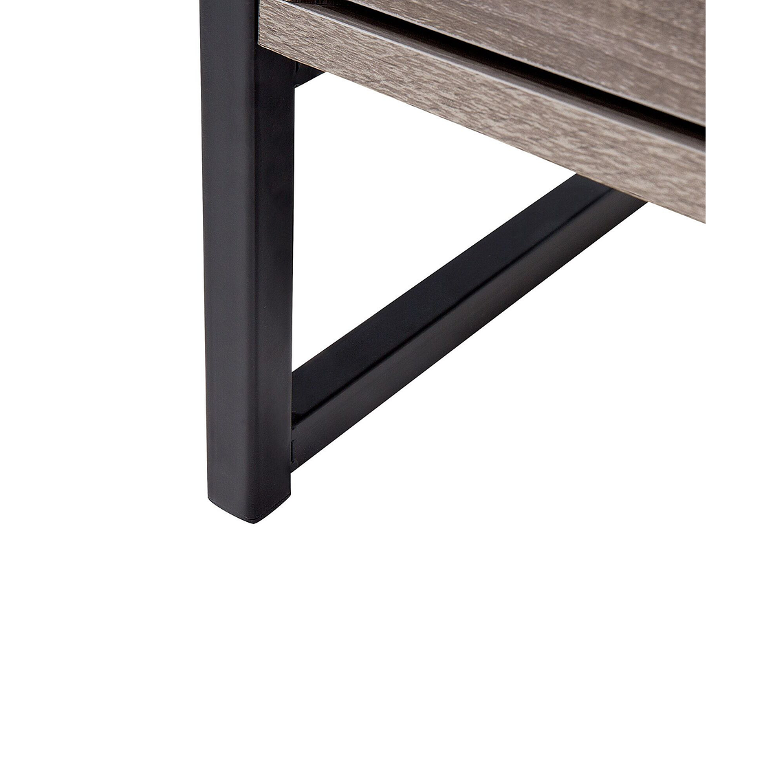 Estante madera oscura/negro/gris pardo 101 cm KEENE 10