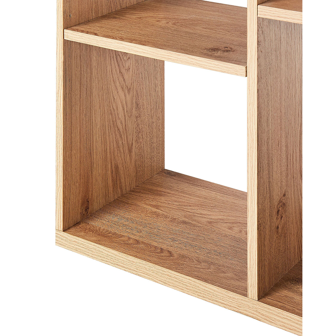 Estante de madera clara y negra BANGOR 6