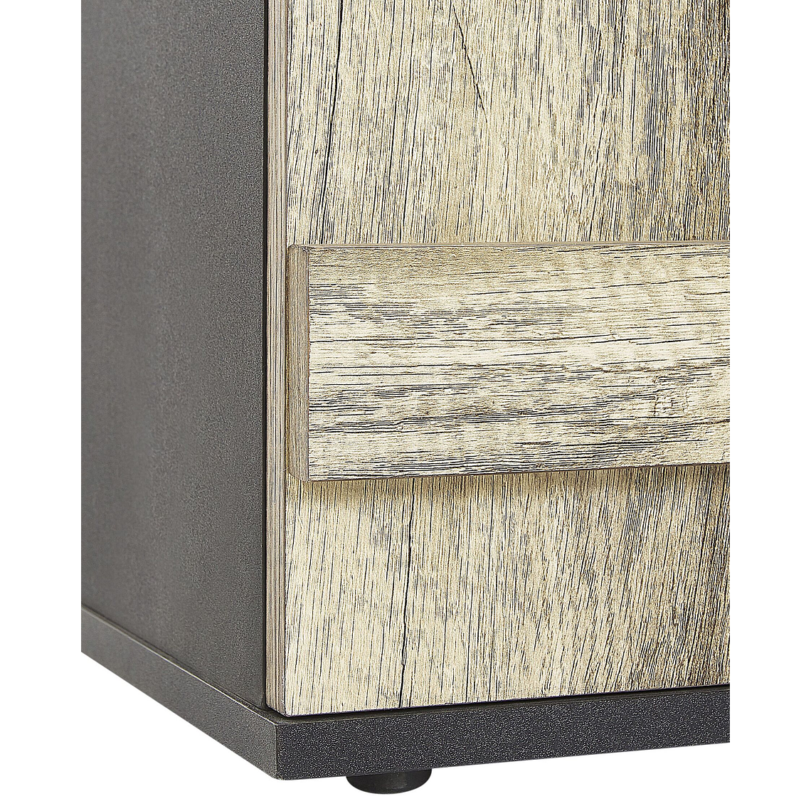 Estante madera clara/negro 163 cm SALTER 9