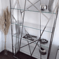 Estante de metal plateado 175 cm HOXIE - Miniatura 3