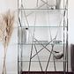 Estante de metal plateado 175 cm HOXIE - Miniatura 4