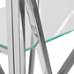 Estante de metal plateado 175 cm HOXIE - Miniatura 7