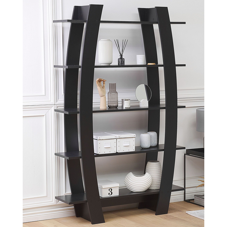 Estante negra 180 cm KENER 2