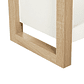 Estante con 2 puertas y 3 estantes madera clara y blanco 184 cm JOHNSON - Miniatura 11