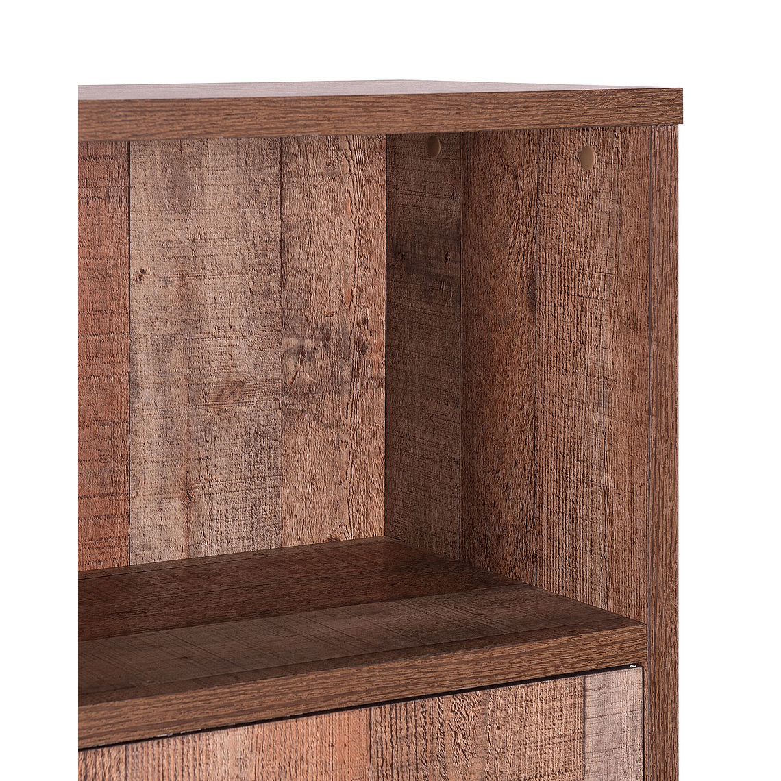 Estante madera clara/negro 131 cm ATLANTA 5