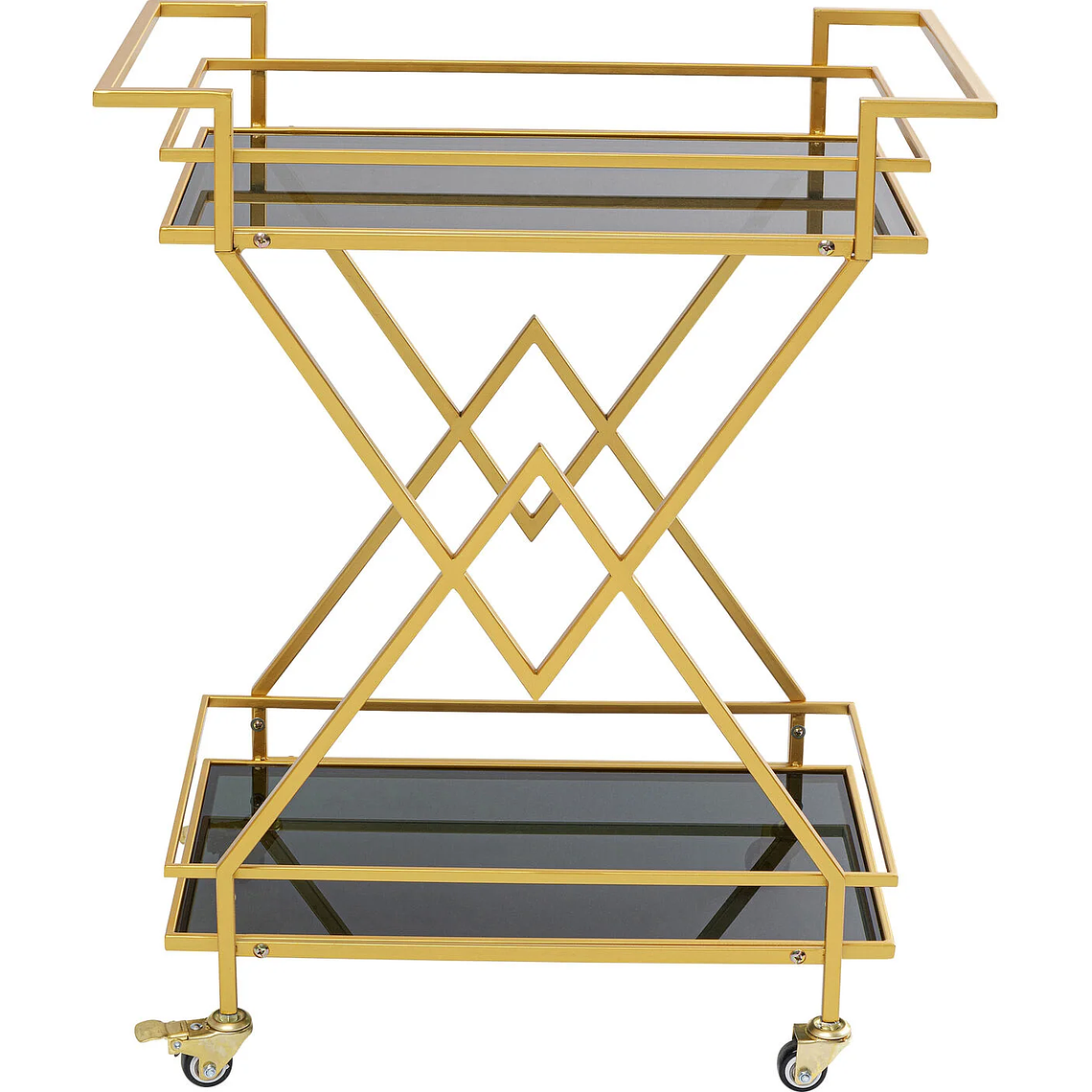 CARRO SERVICIO PYRAMIDS 65 CM DORADO 1