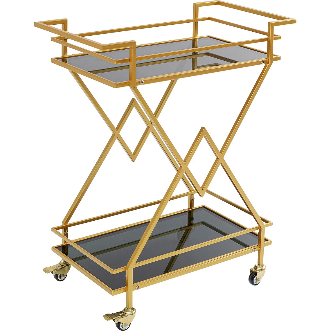 CARRO SERVICIO PYRAMIDS 65 CM DORADO 3