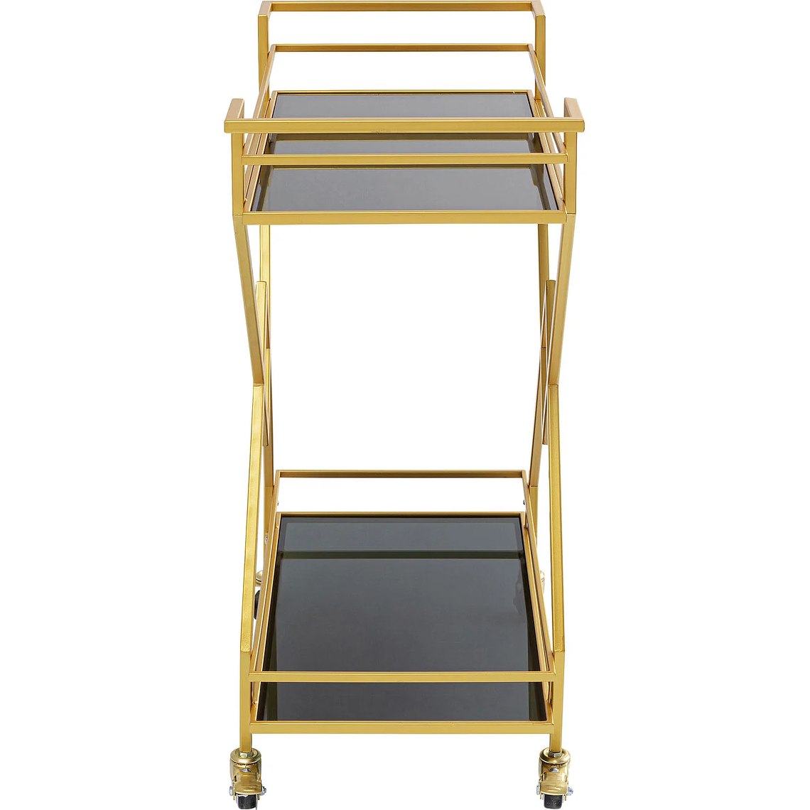 CARRO SERVICIO PYRAMIDS 65 CM DORADO 4