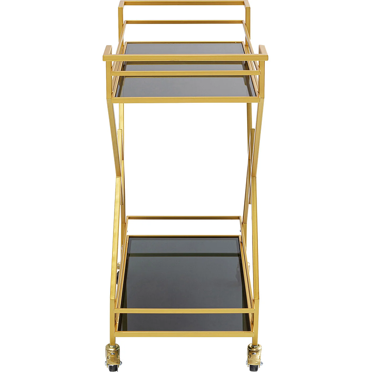 CARRO SERVICIO PYRAMIDS 65 CM DORADO 4