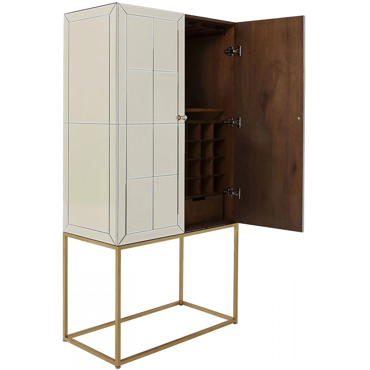 MUEBLE BAR LUXURY CHAMPAGNE 89 CM 12