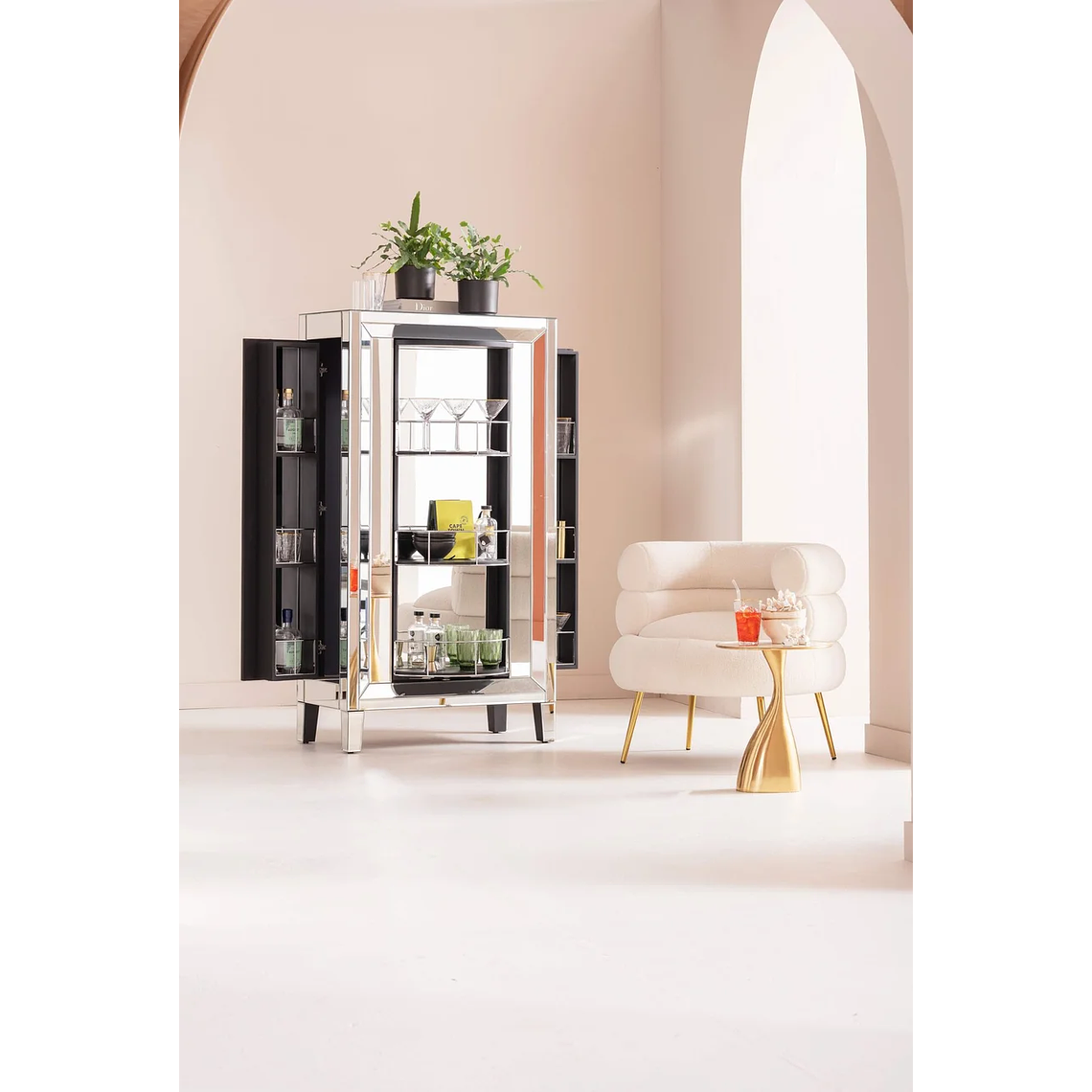 MUEBLE BAR LUXURY HIGH CLASS 84X152CM 15