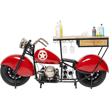 BAR MOTORBIKE ROJO 210 CM