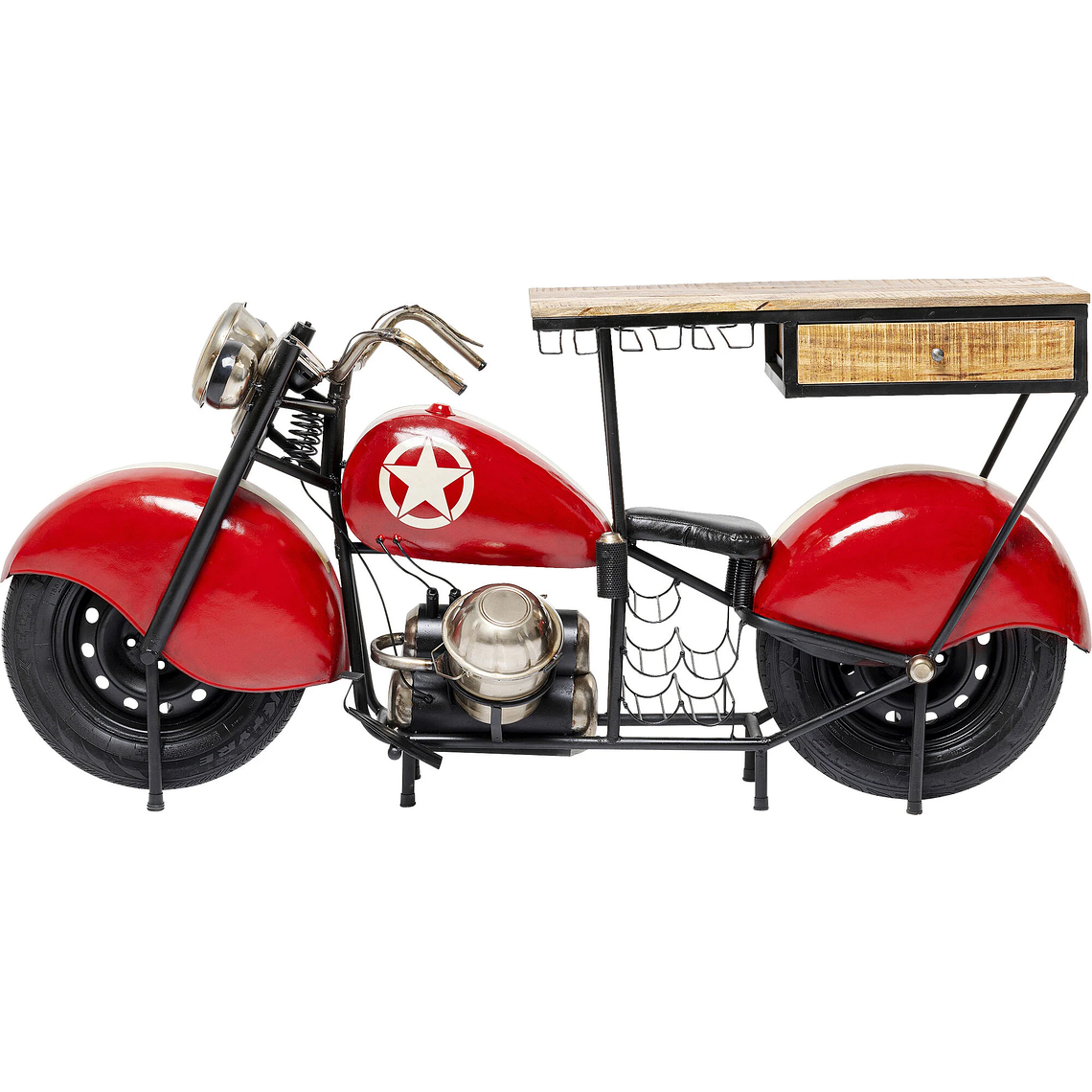 BAR MOTORBIKE ROJO 210 CM 3