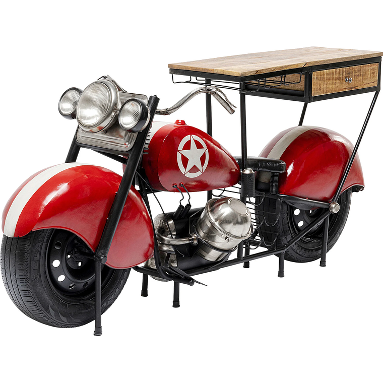 BAR MOTORBIKE ROJO 210 CM 5