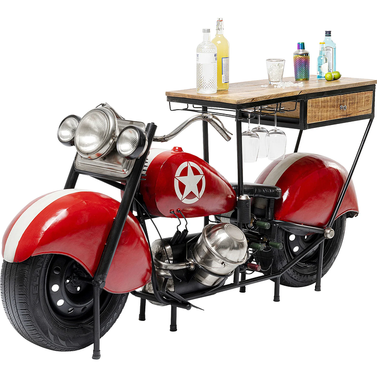 BAR MOTORBIKE ROJO 210 CM 6