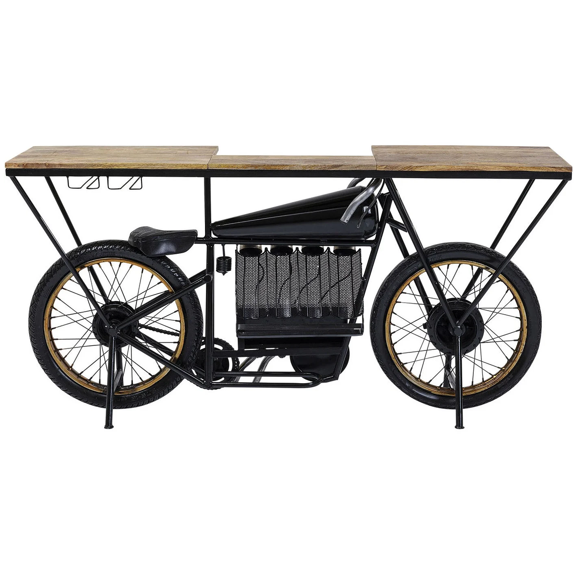 CONSOLA BAR MOTORBIKE NEGRO 180 CM 1