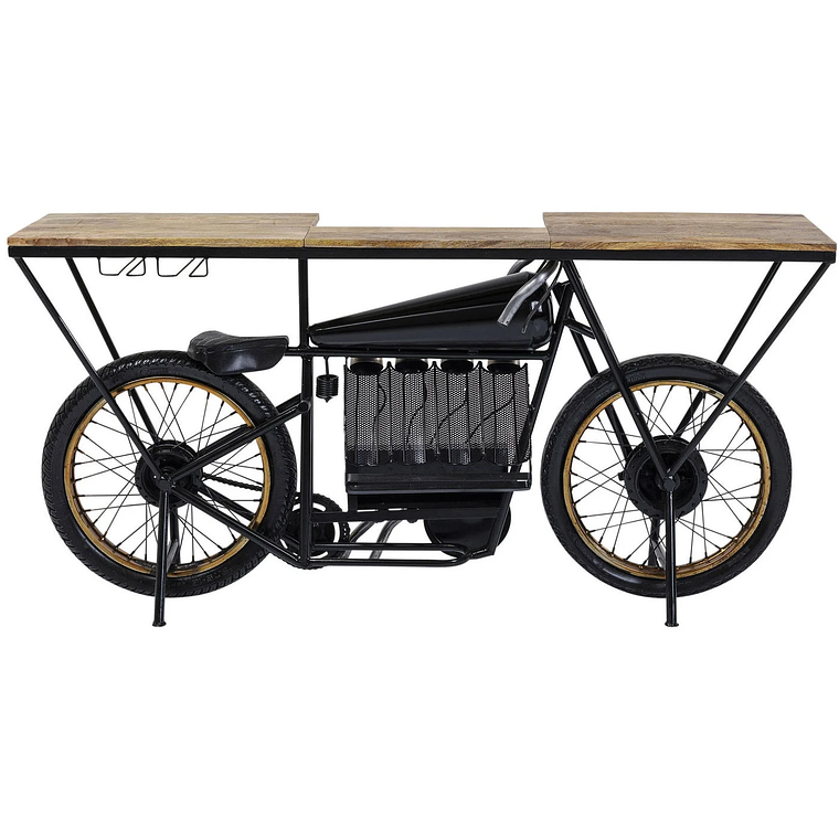 CONSOLA BAR MOTORBIKE NEGRO 180 CM 1