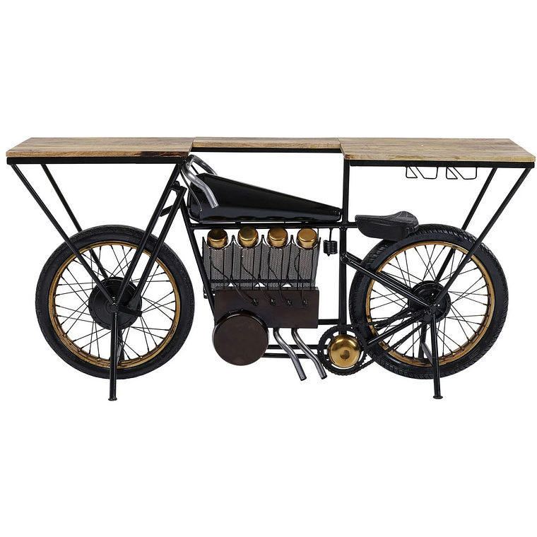 CONSOLA BAR MOTORBIKE NEGRO 180 CM 3