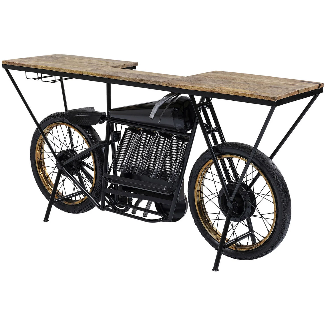 CONSOLA BAR MOTORBIKE NEGRO 180 CM 4