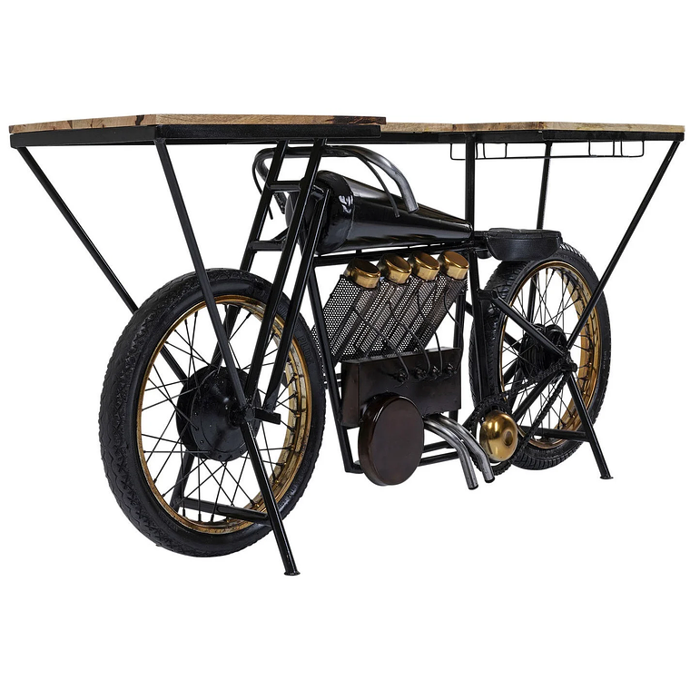 CONSOLA BAR MOTORBIKE NEGRO 180 CM 6