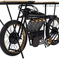 CONSOLA BAR MOTORBIKE NEGRO 180 CM - Miniatura 6
