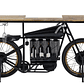 CONSOLA BAR MOTORBIKE NEGRO 180 CM - Miniatura 7