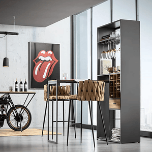 MUEBLE BAR VINOTECA 134 CM