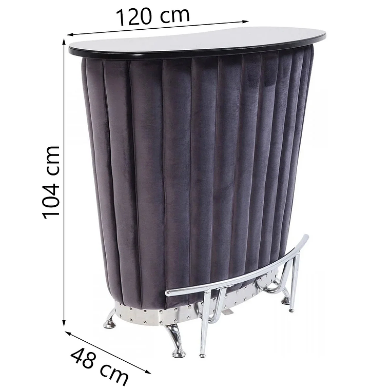 BAR AFTER WORK CROMO 120 CM 12