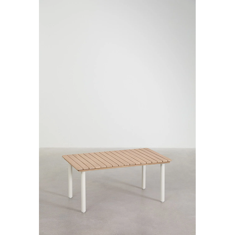 Terraza en Aluminio y Madera de Acacia Beirik beige tapioca 9