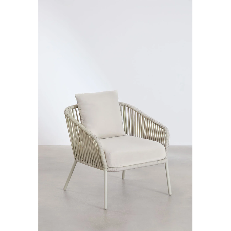 Terraza en Aluminio y trezado de cuerda eslinga Arhiza verde caqui 9