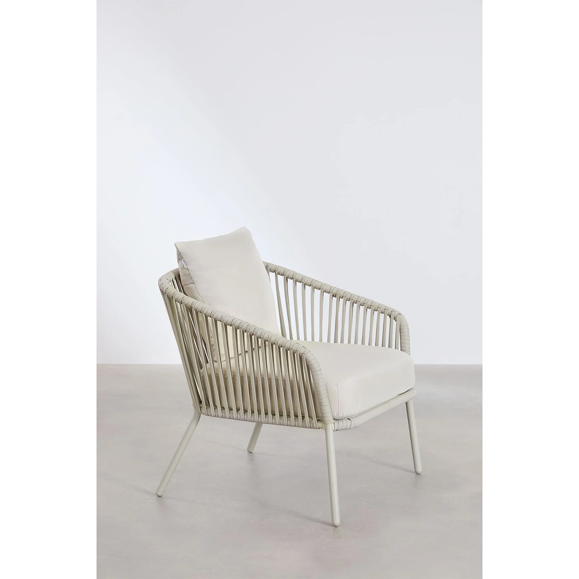 Terraza en Aluminio y trezado de cuerda eslinga Arhiza verde caqui 10