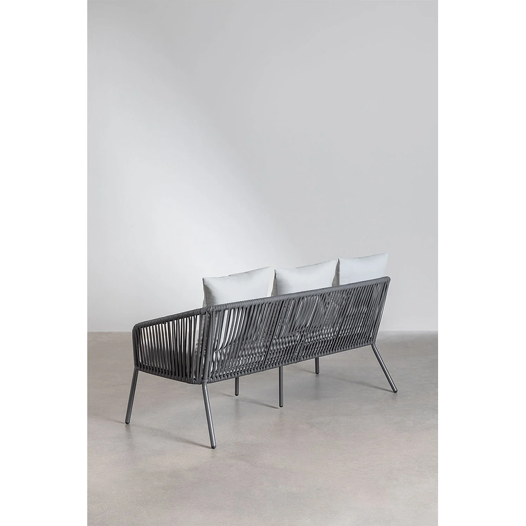 Terraza en Aluminio y trezado de cuerda eslinga Arhiza gris grafito 3