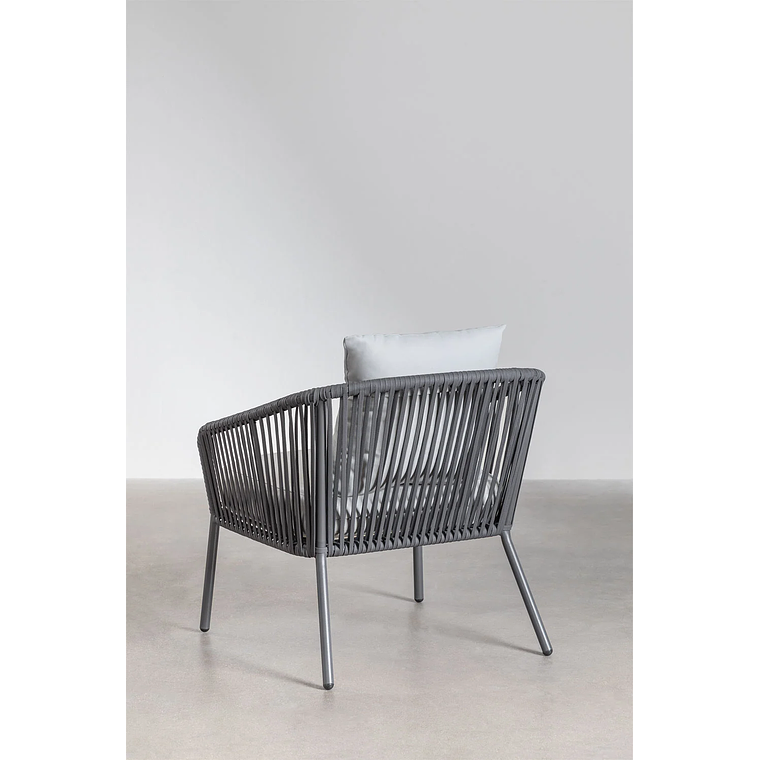 Terraza en Aluminio y trezado de cuerda eslinga Arhiza gris grafito 5