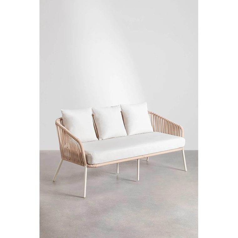 Terraza en Aluminio y trezado de cuerda eslinga Arhiza beige tapioca 4