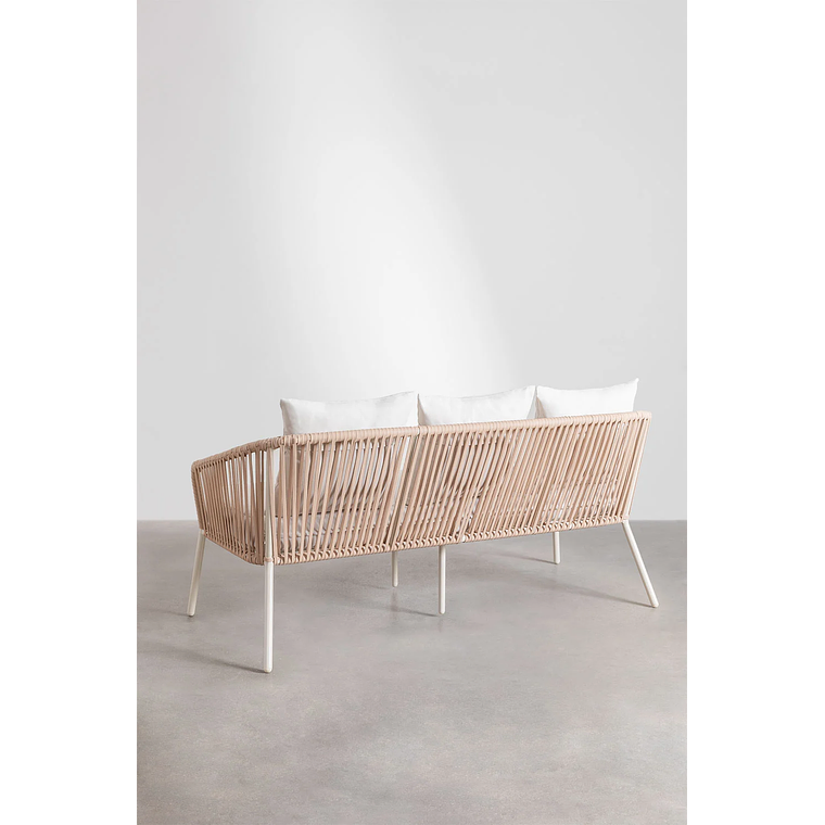 Terraza en Aluminio y trezado de cuerda eslinga Arhiza beige tapioca 5