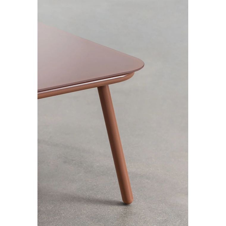 Terraza en Aluminio y trezado de cuerda eslinga Arhiza rojo teja 13