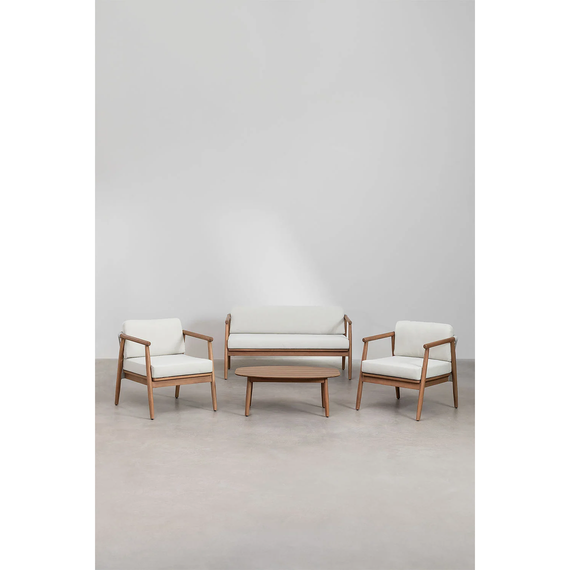 Terraza de Jardín en Madera de Eucalipto Aderyn 1