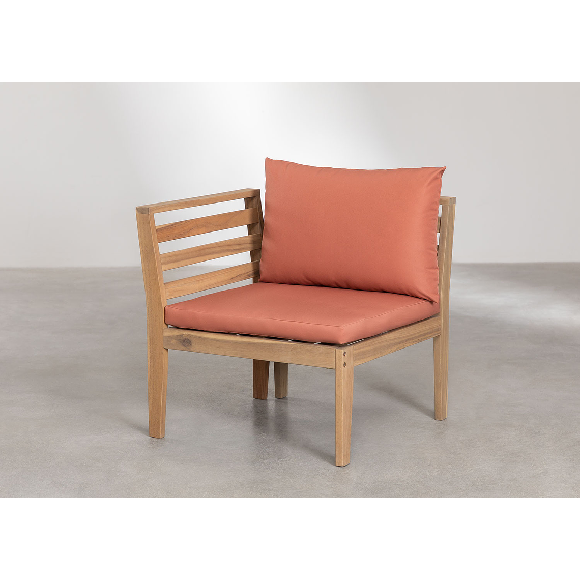 Terraza de Jardín de 5 Piezas con Reposabrazos y Mesa de Centro Filips terracota 6