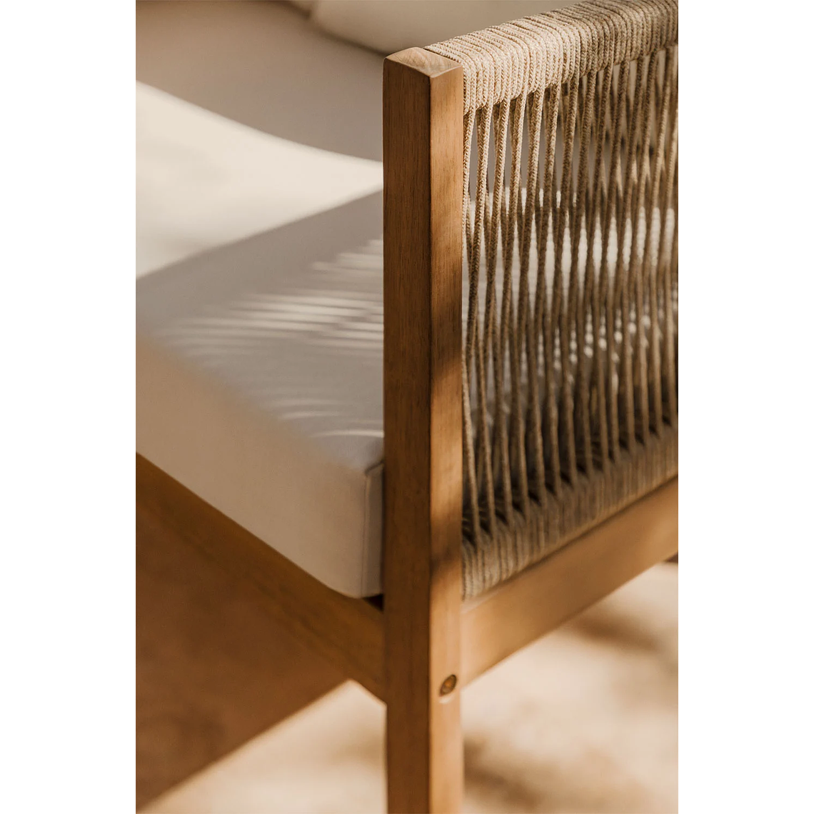 Terraza en Madera de Acacia 4 plazas Branson 4