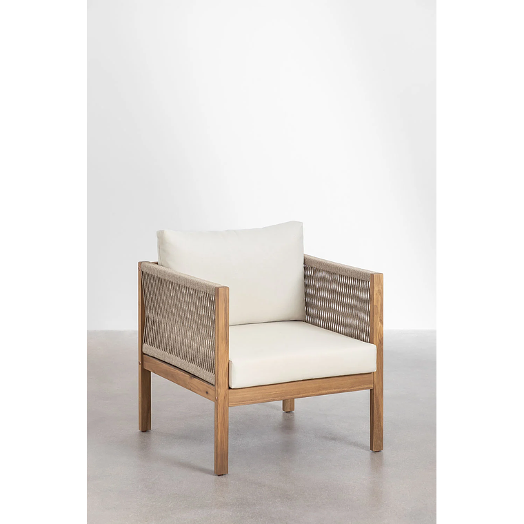 Terraza en Madera de Acacia 4 plazas Branson 10