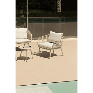 Terraza de Exterior 4 plazas Aradina beige lino