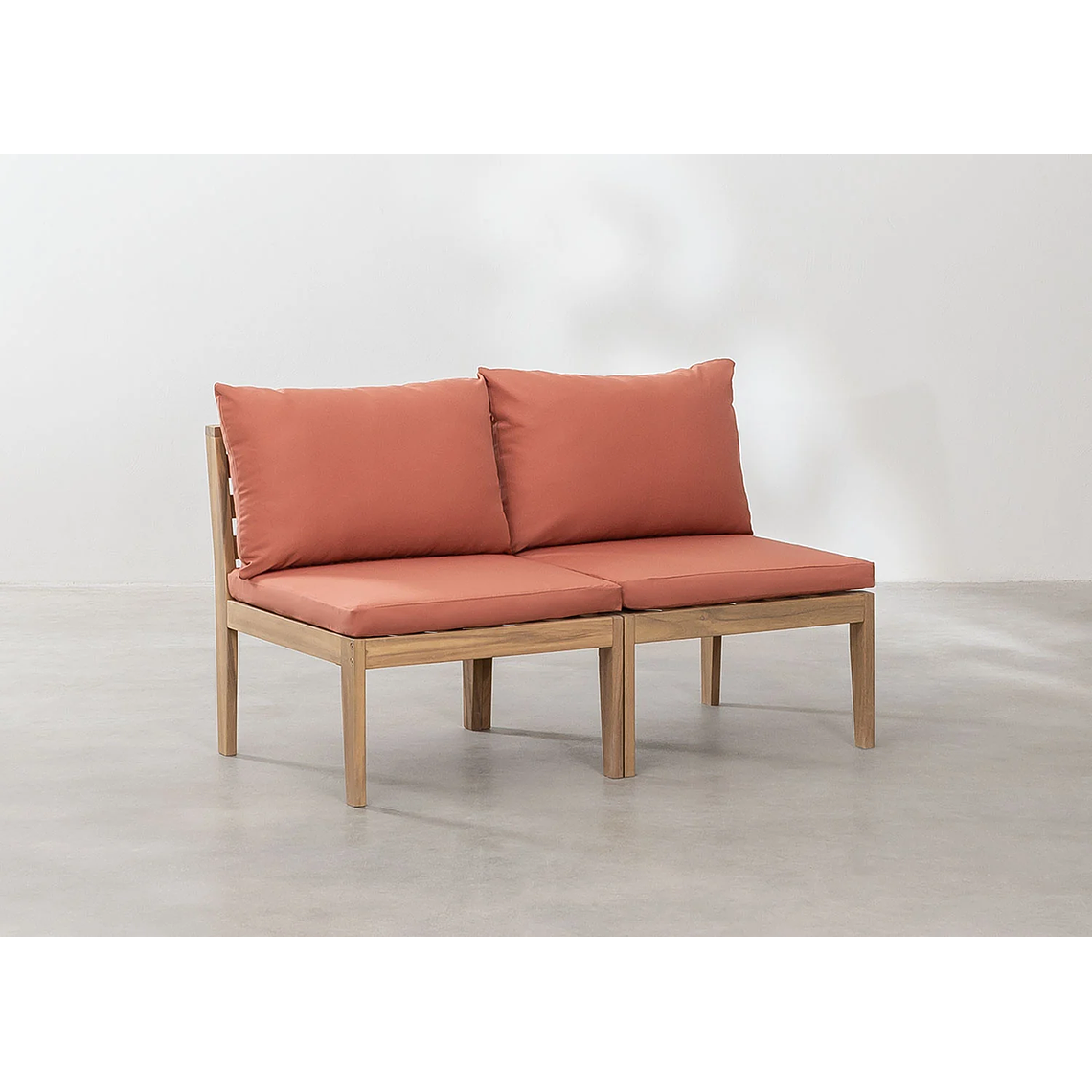 Sofa de Jardín de 2 Piezas Filips terracota 2